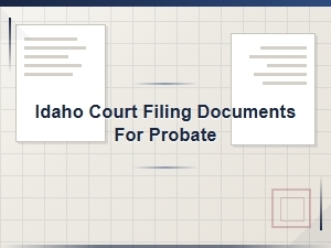 Idaho Probate Court Filing Documents